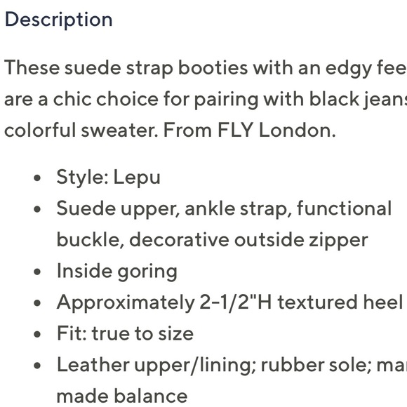 Fly London Lepu Booties - Picture 4 of 11